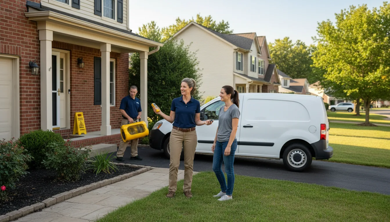 Water restoration image for Flood Water Cleanup, Removal And Restoration Services in Dana, KY